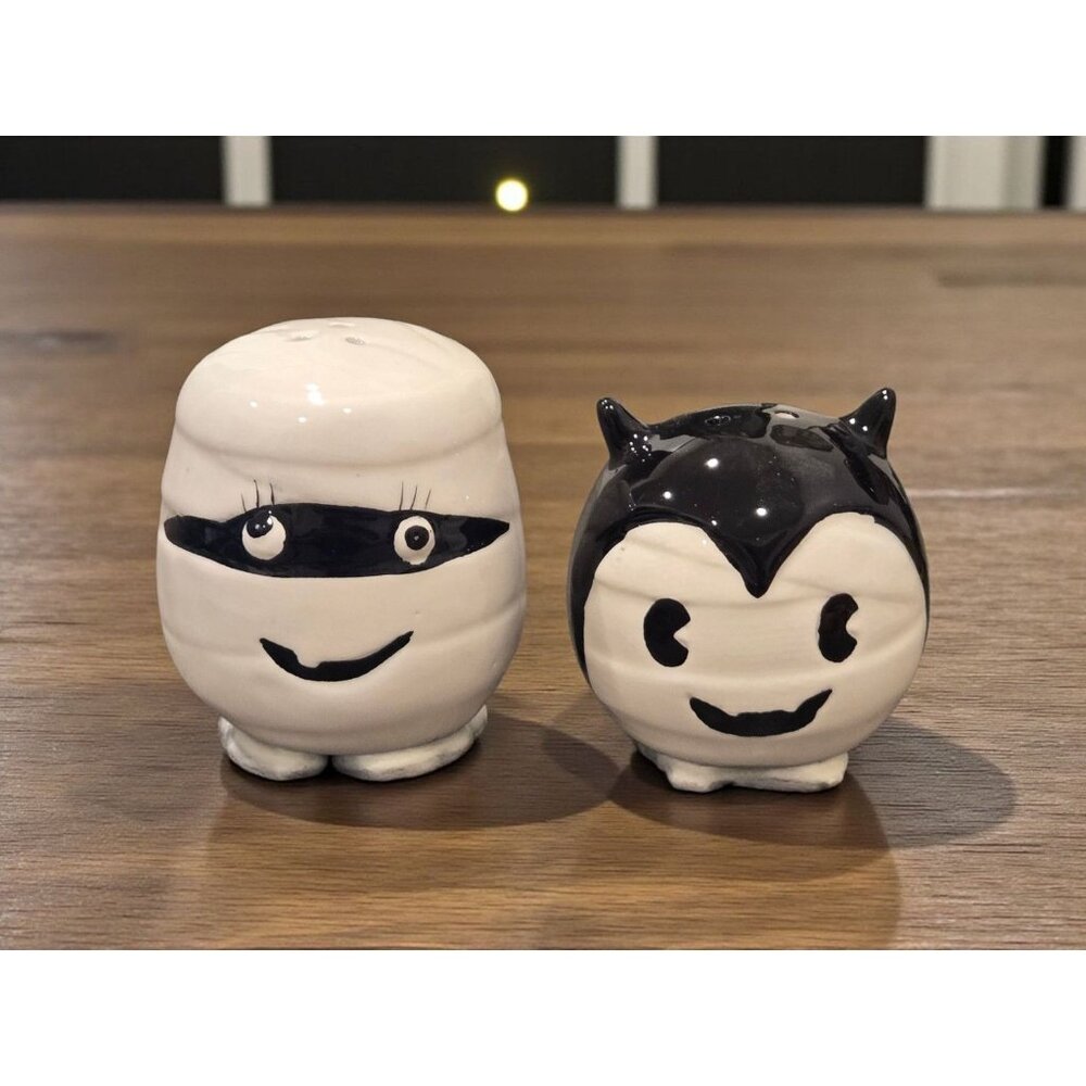 New Mummy Halloween Salt & Pepper Shakers Salt N Pepper Dinning Decor